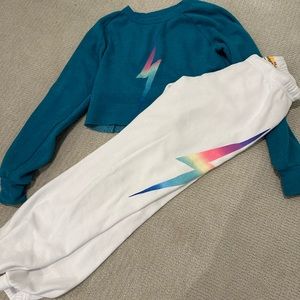Aviator Nation Sweatshirt and Sweatpants. Sold together. Hardly worn!